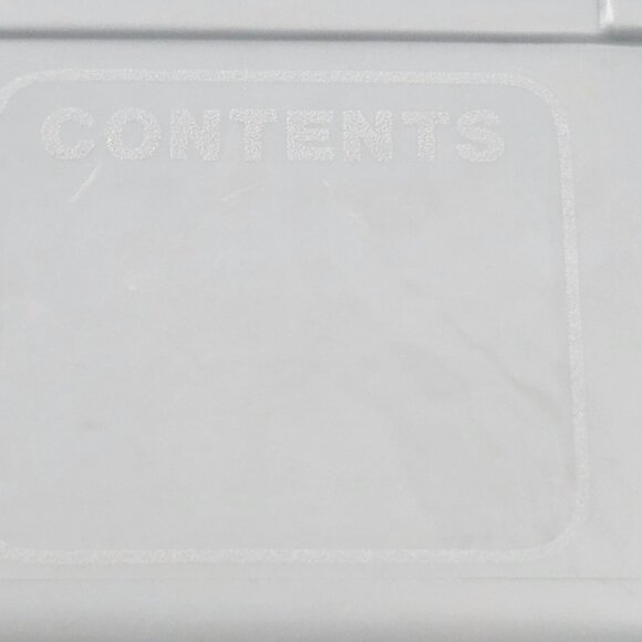 Rubbermaid Roughneck Small Storage Tote With Lid Blue Model 0475 1 Gallon Tub - Picture 10 of 10